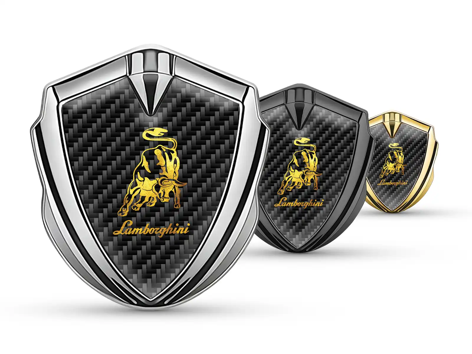 Lamborghini Metall Emblem Abzeichen High-End Design Drift Look